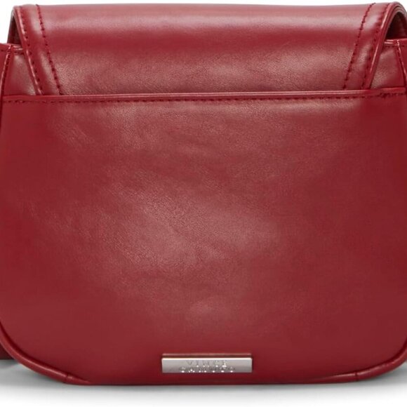 Brand New Faux Leather Crossbody Bag 8x3x6 RythmicRed Magnetic - Picture 2 of 5